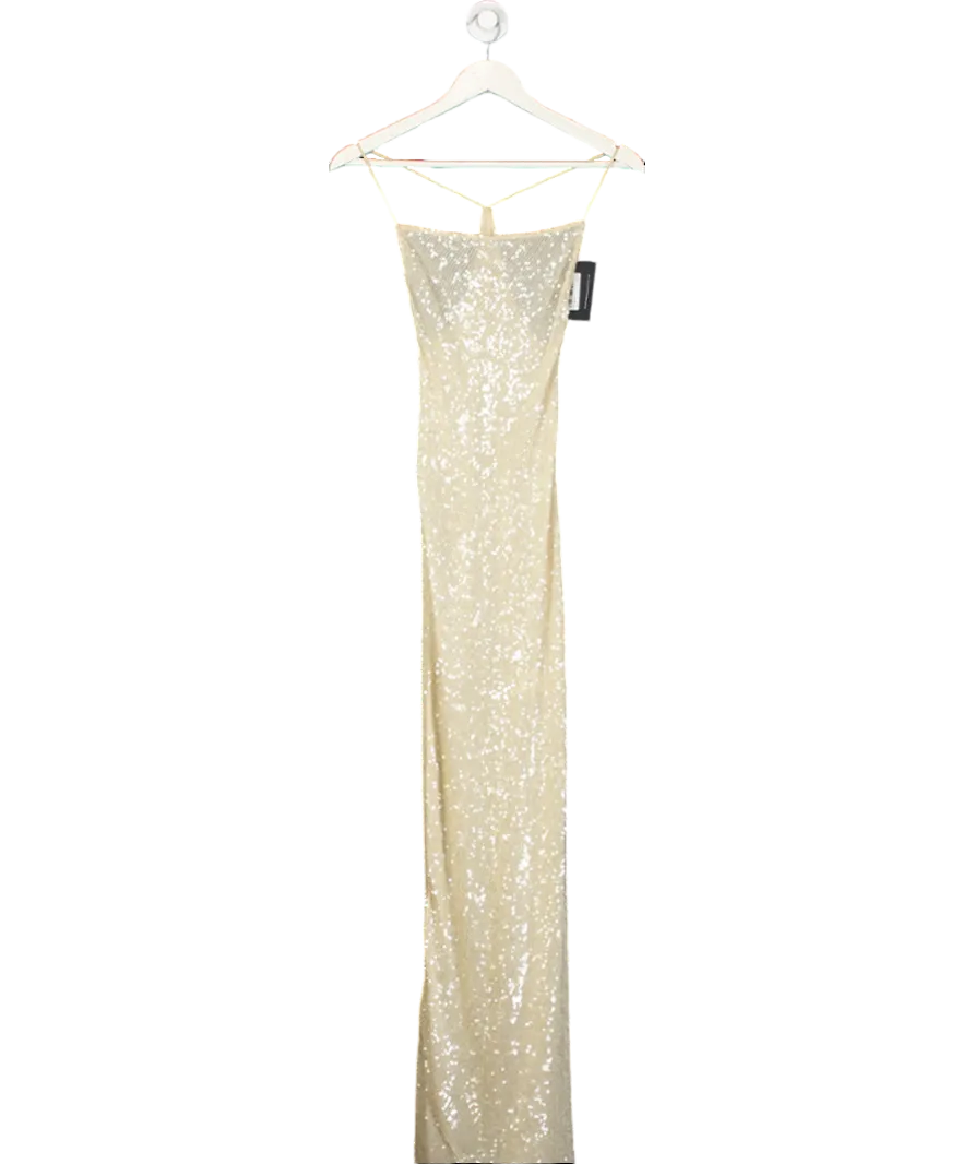 Rat & Boa Metallic Olympia Sequin Dress UK XS/S
