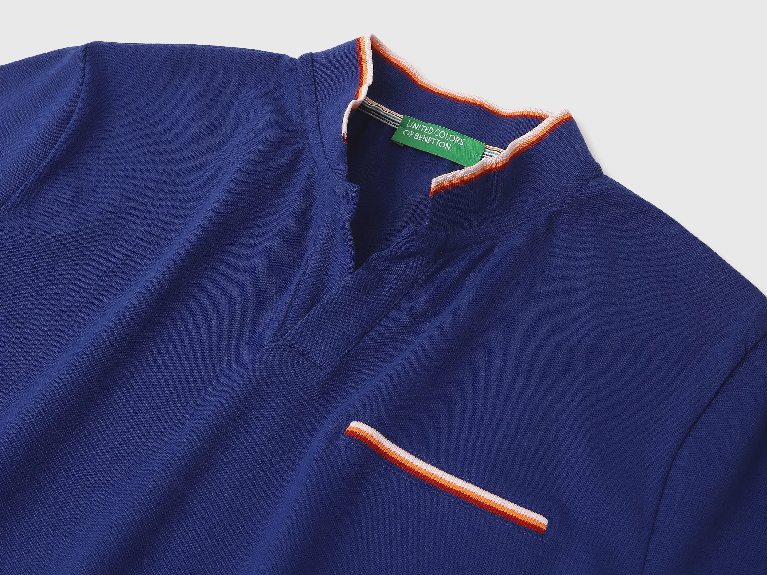 Regular Fit Johny Collar Solid Tshirt