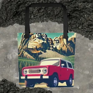 Retro Red Scout Canvas Tote Bag - Ramblin Fever Provisions