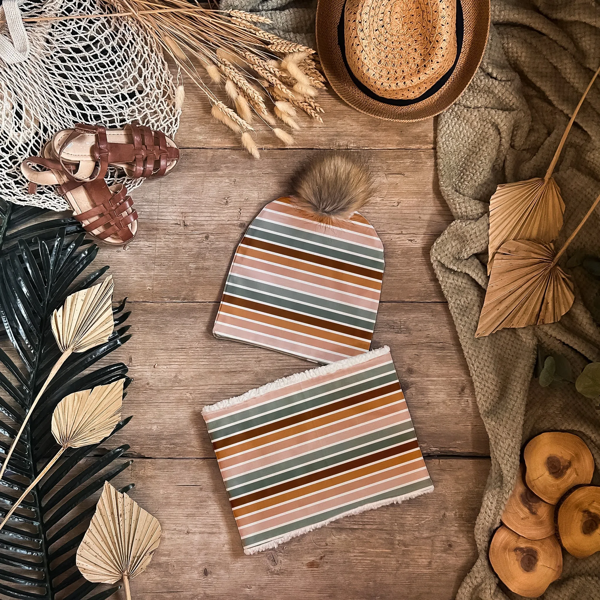 Retro Stripes Snood