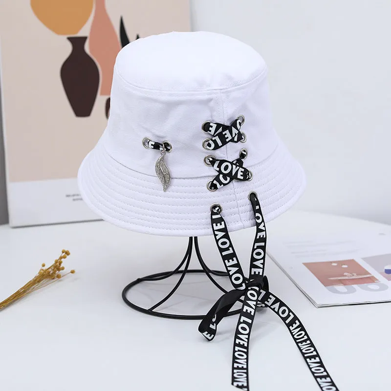 Reversible Black Bucket Hat - Unisex Summer Sun Hat for Outdoor Adventures