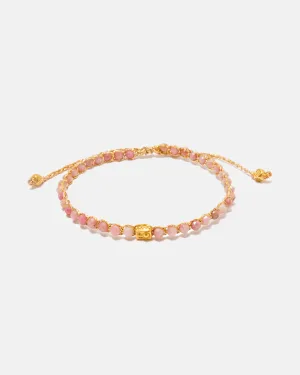 Rhodonite Australia Bracelet | Gold