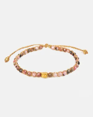 Rhodonite from Argentina Bracelet | Gold