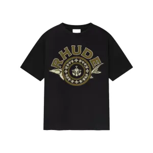 RHUDE BLACK CAVIAR TEE