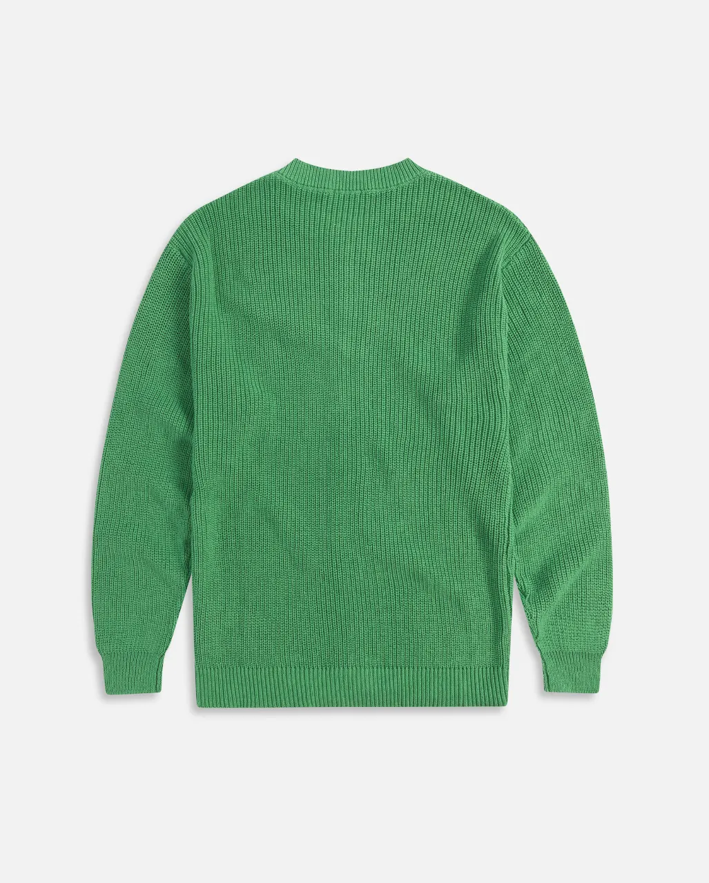 Rib Knit Crewneck Cardigan
