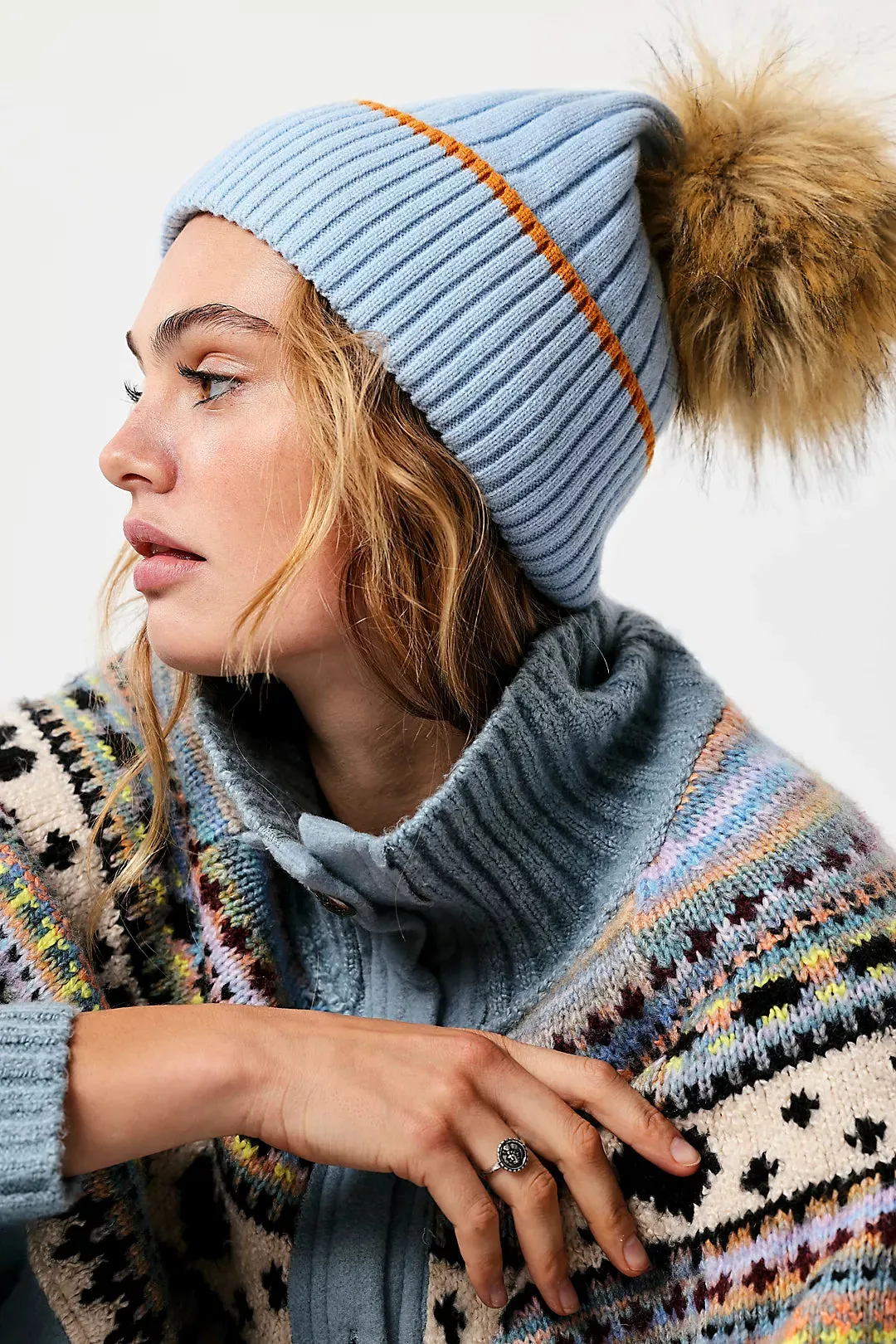 Ribo Faux Fur Beanie