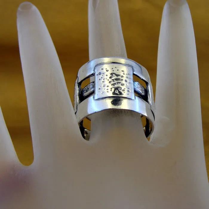 Ring 925 Sterling Silver  7.5, 8, 11, 11.5 Handmade Art Hadar Designers (H) SALE