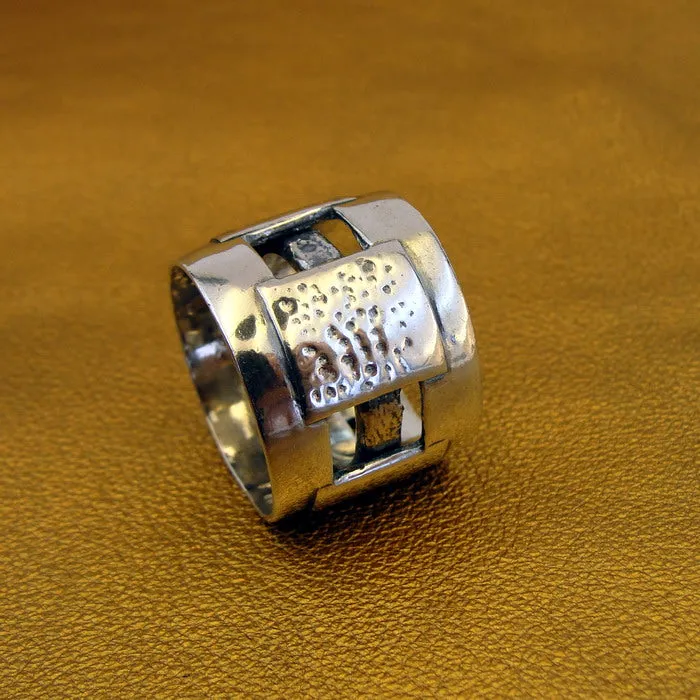 Ring 925 Sterling Silver  7.5, 8, 11, 11.5 Handmade Art Hadar Designers (H) SALE