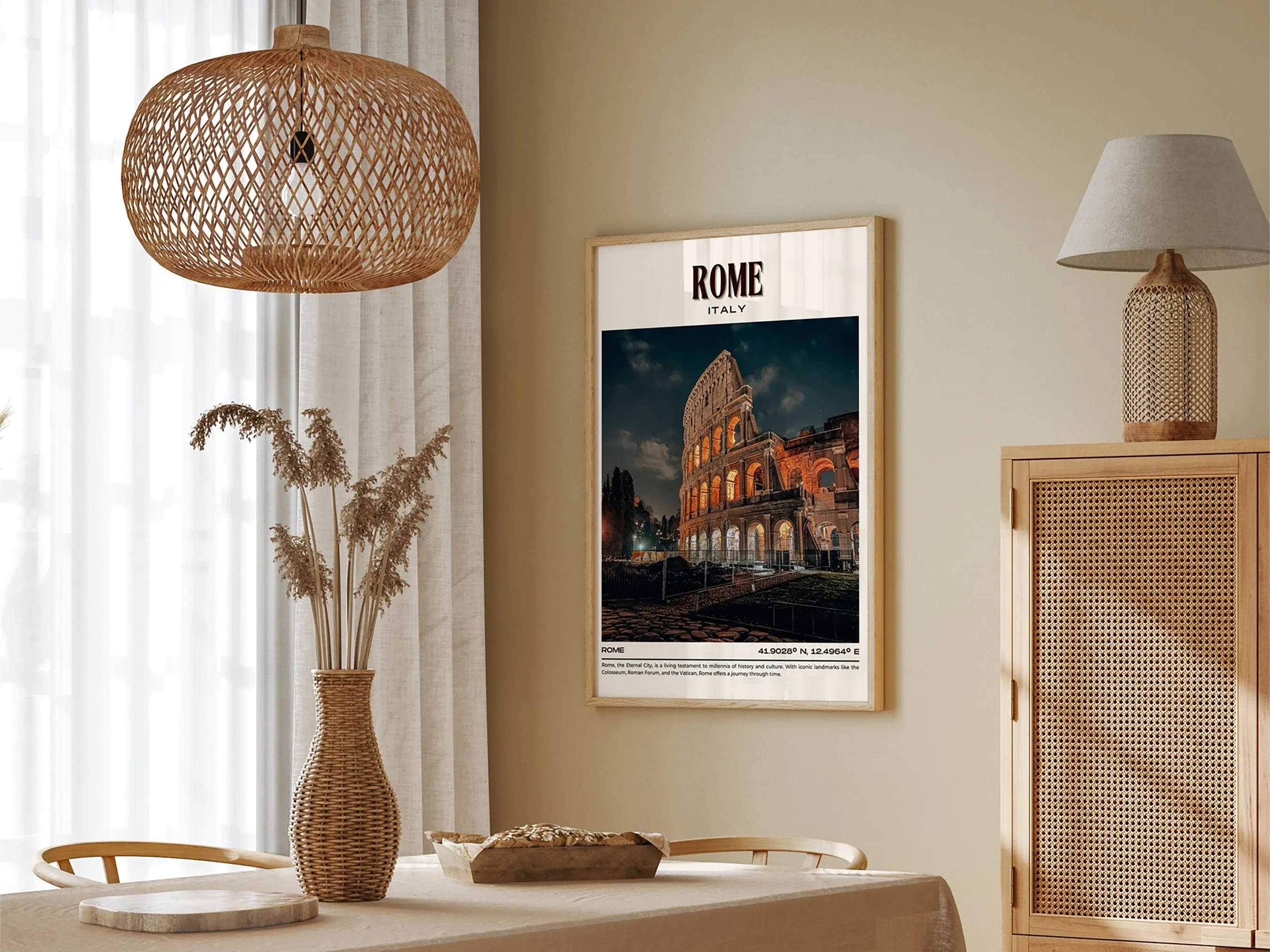 Rome Vintage Wall Art, Italy