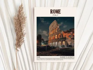 Rome Vintage Wall Art, Italy