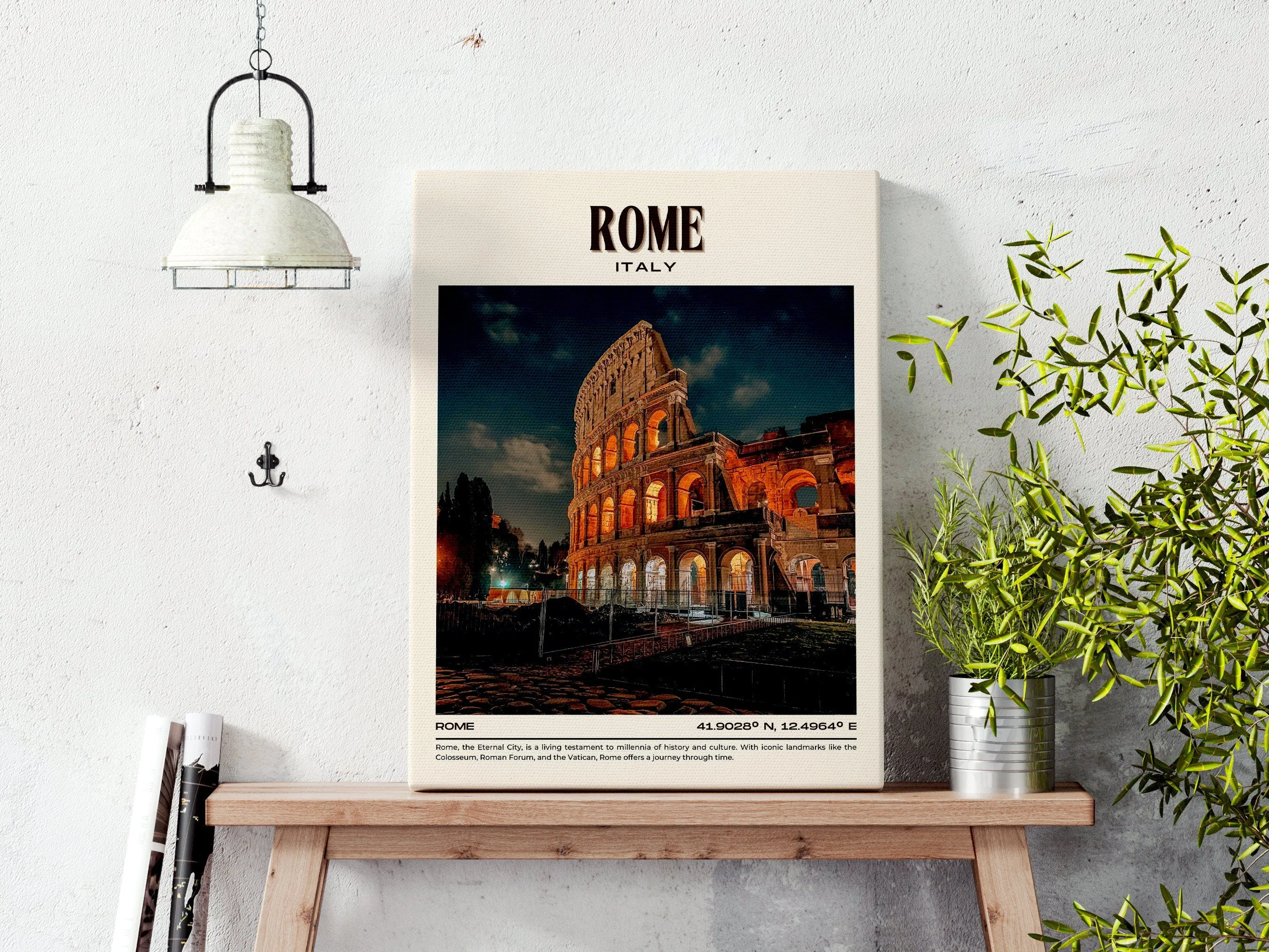 Rome Vintage Wall Art, Italy