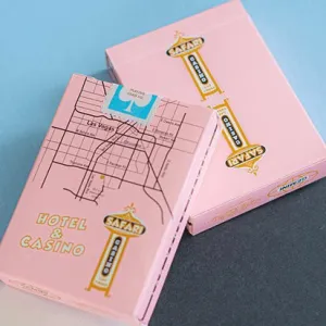Safari Casino Pink Playing Cards by Gemini