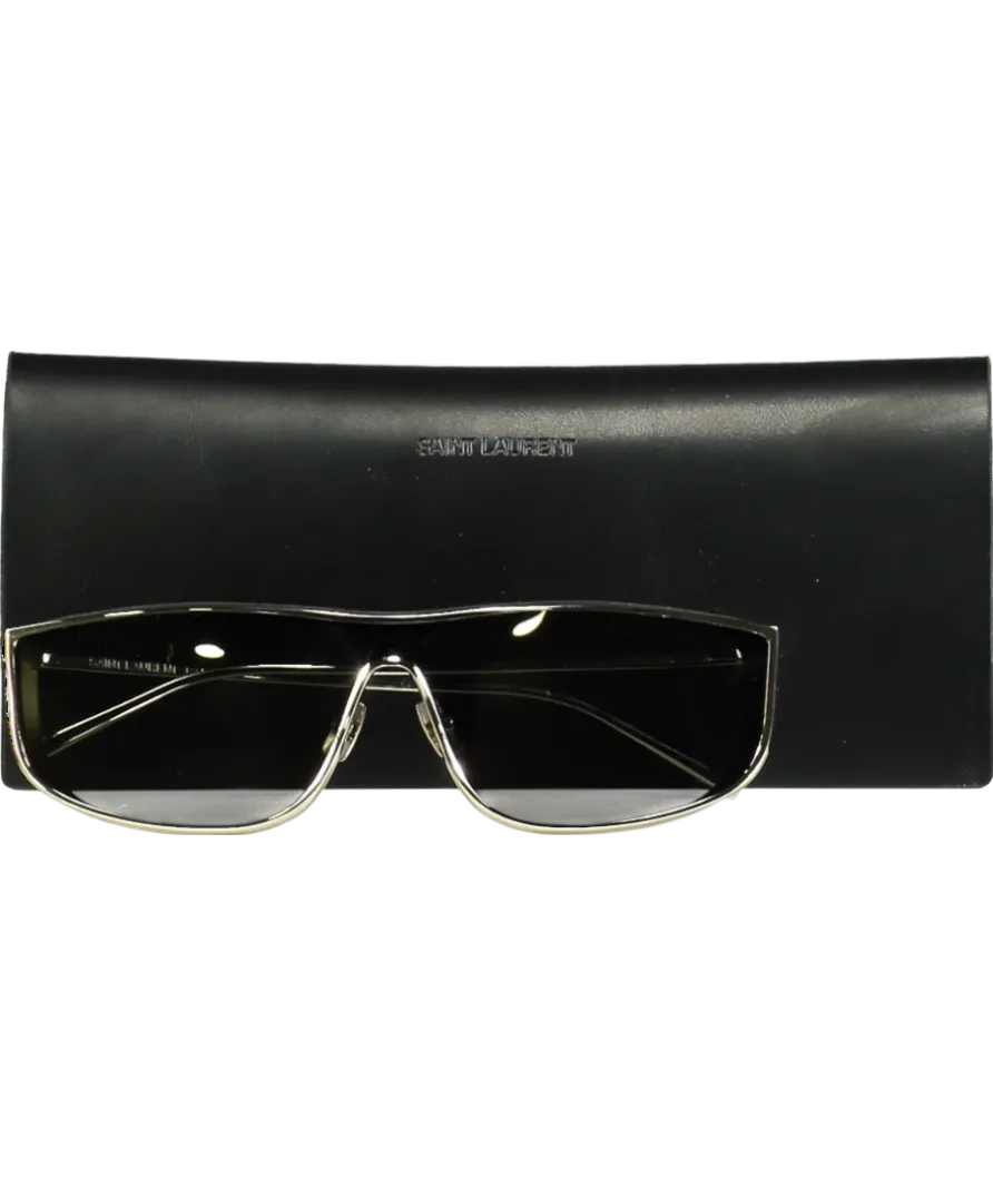 Saint Laurent Metallic Luna Sunglasses In Original Case