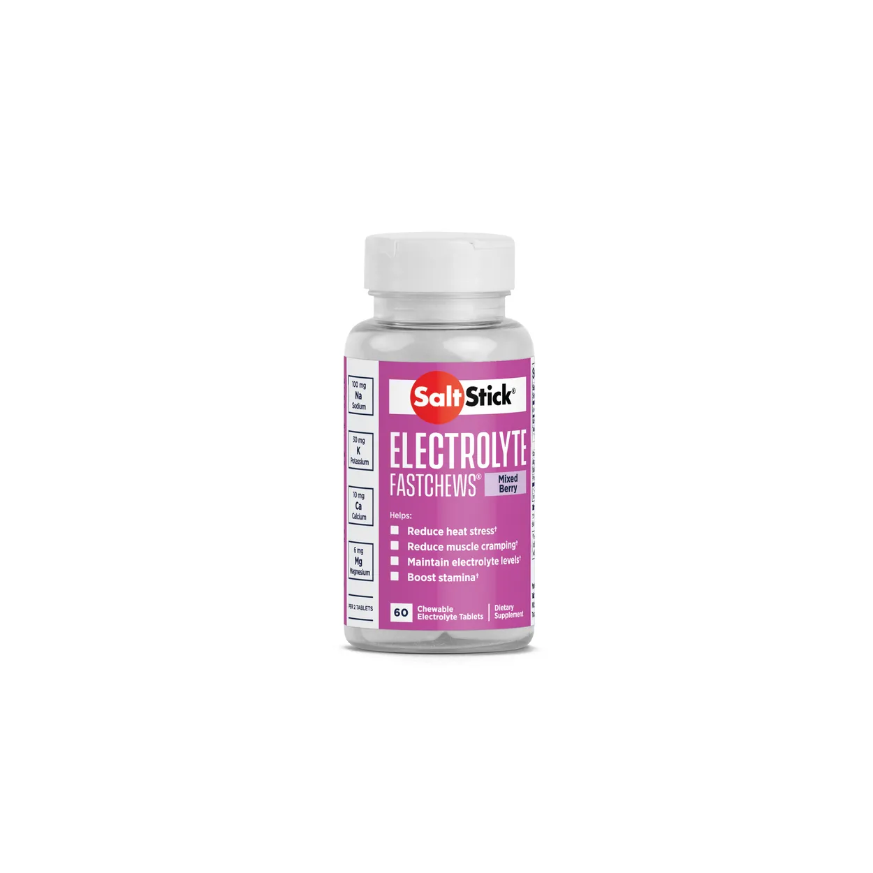 SaltStick Fastchews Bottle of 60ct - Mixed Berry
