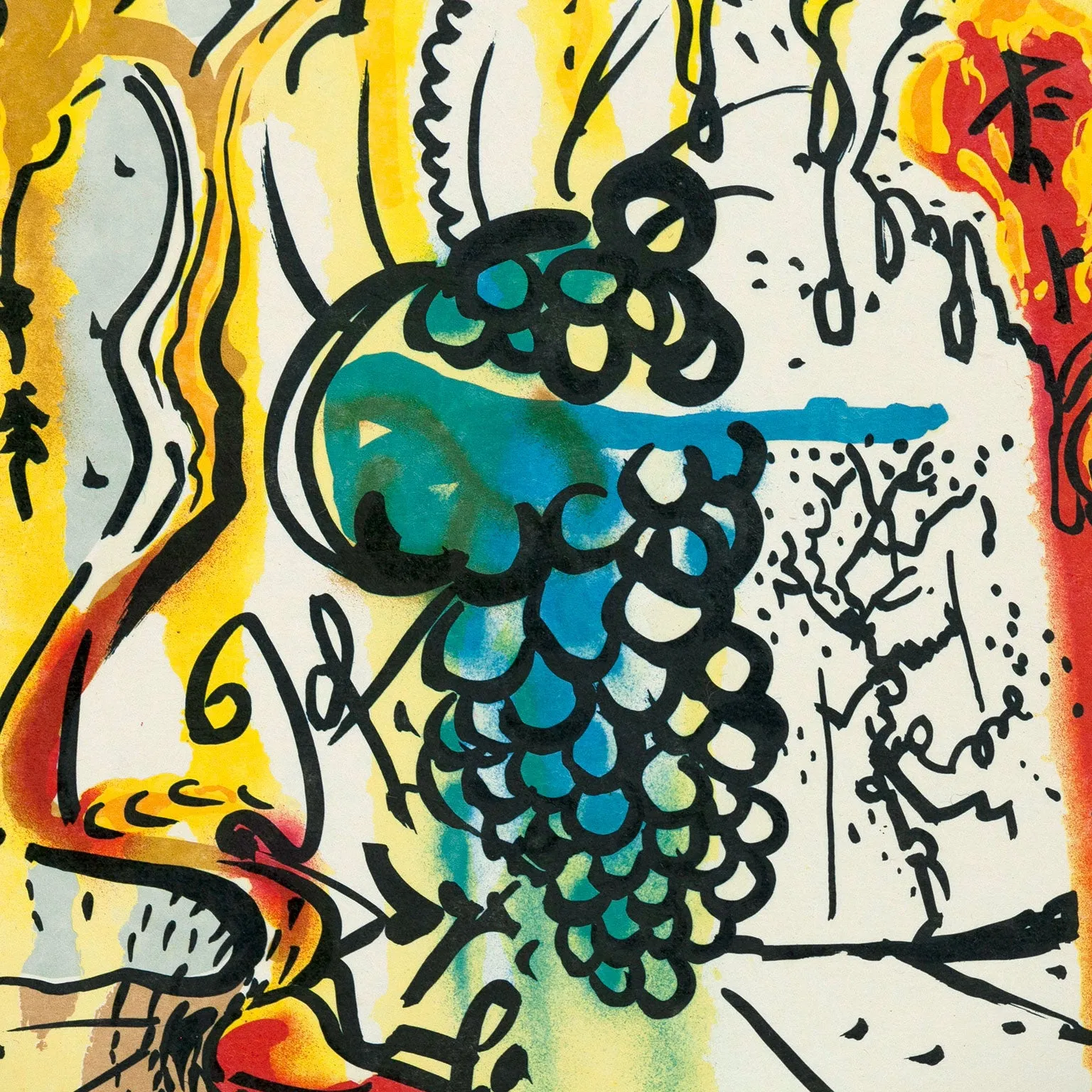 SALVADOR DALI "PORTRAIT OF AUTUMN" 1980, LITHO