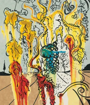 SALVADOR DALI "PORTRAIT OF AUTUMN" 1980, LITHO