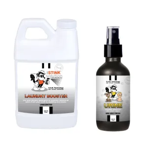 Sample Bundle - 1 Unscented Mini Laundry Booster   1 Urine Odor Eliminator 4 oz