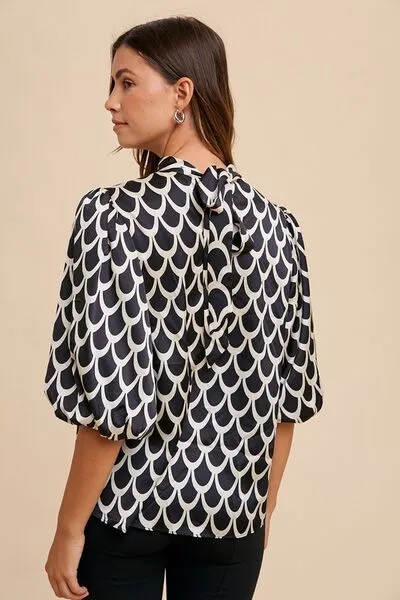 Sandra Tie Back Blouse