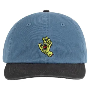 Santa Cruz - Screaming Hand Youth Dad Cap Vintage Blue