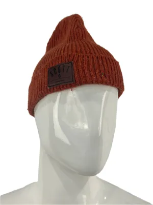 Scott Flat Knit Vintage Naranja Beanie