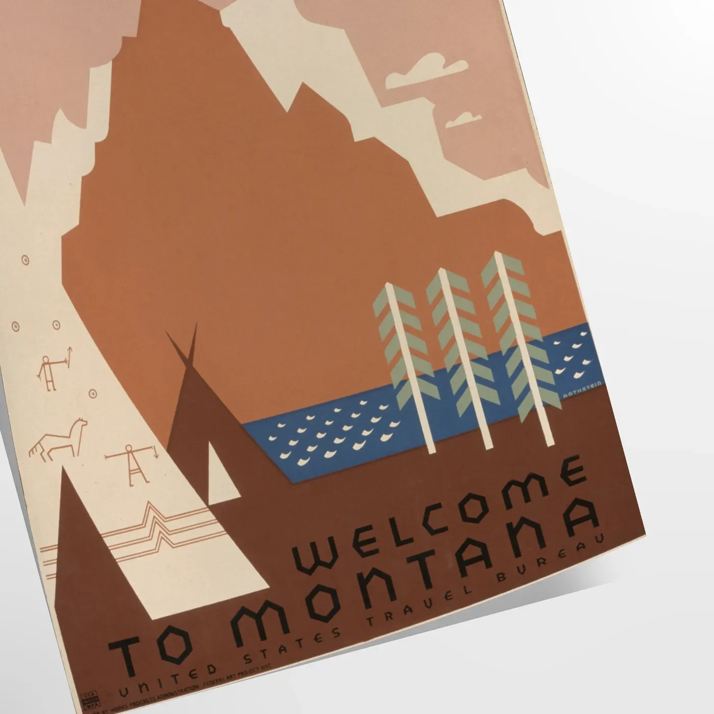 See America Travel Poster Art Print