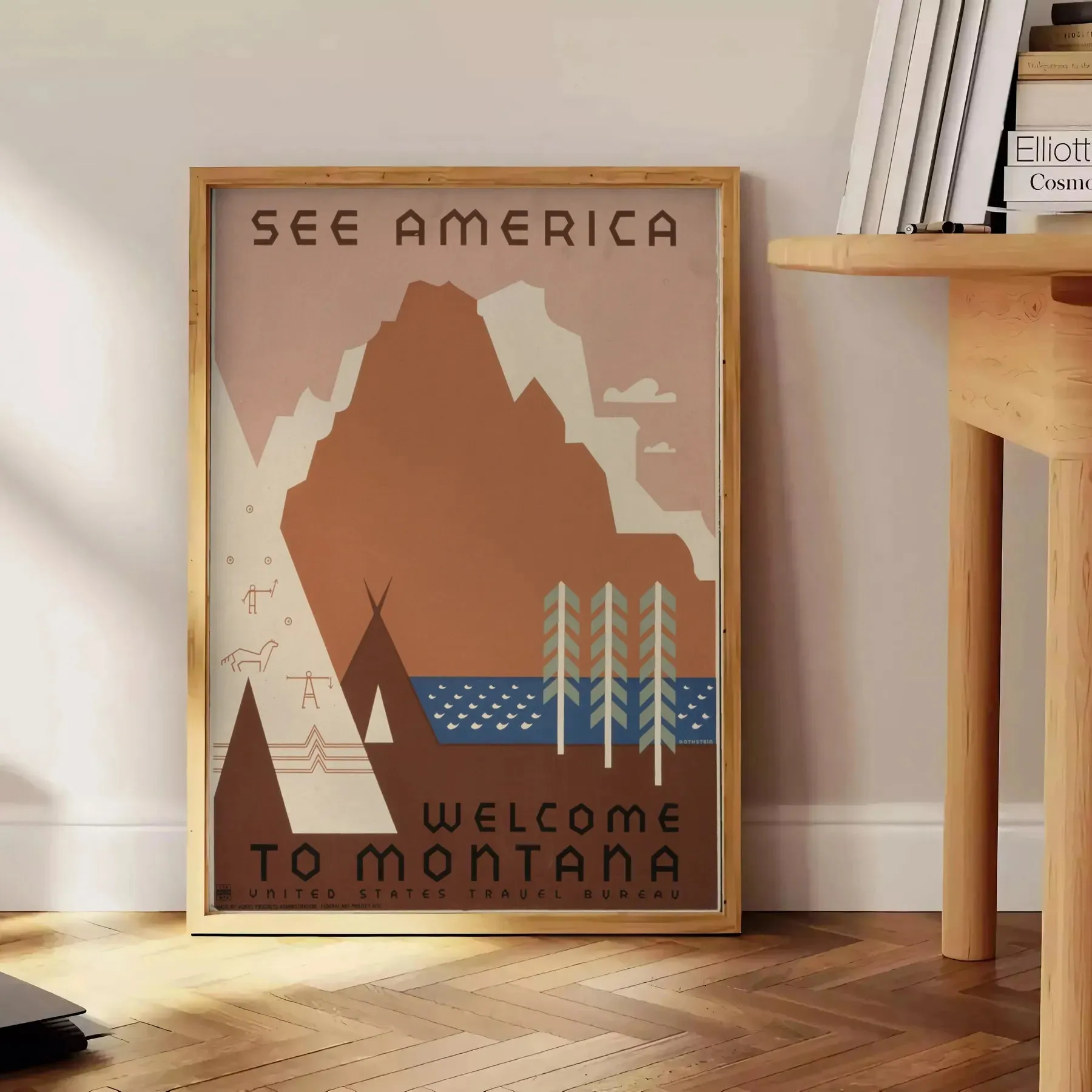 See America Travel Poster Art Print
