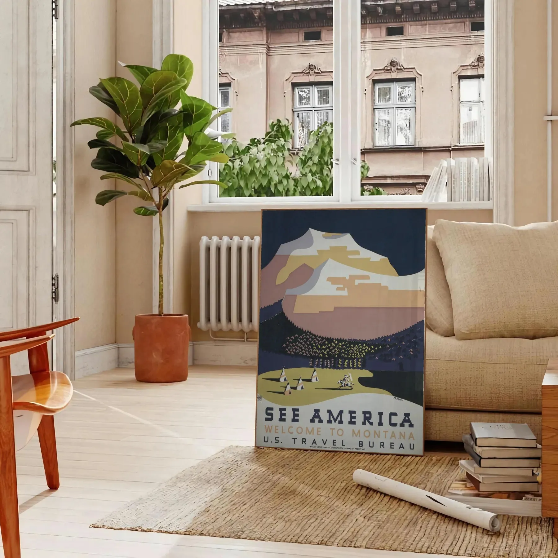 See America Travel Poster Poster 1