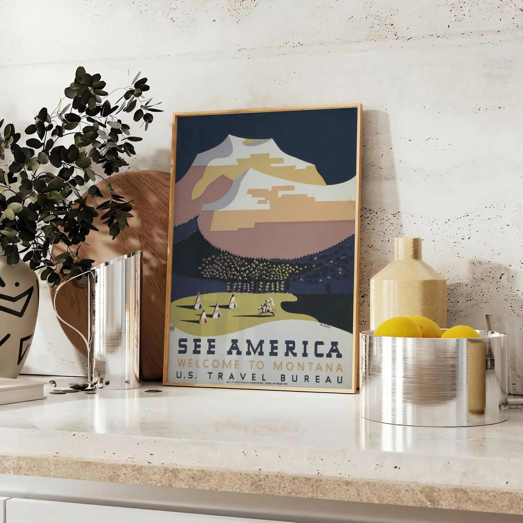 See America Travel Poster Poster 1