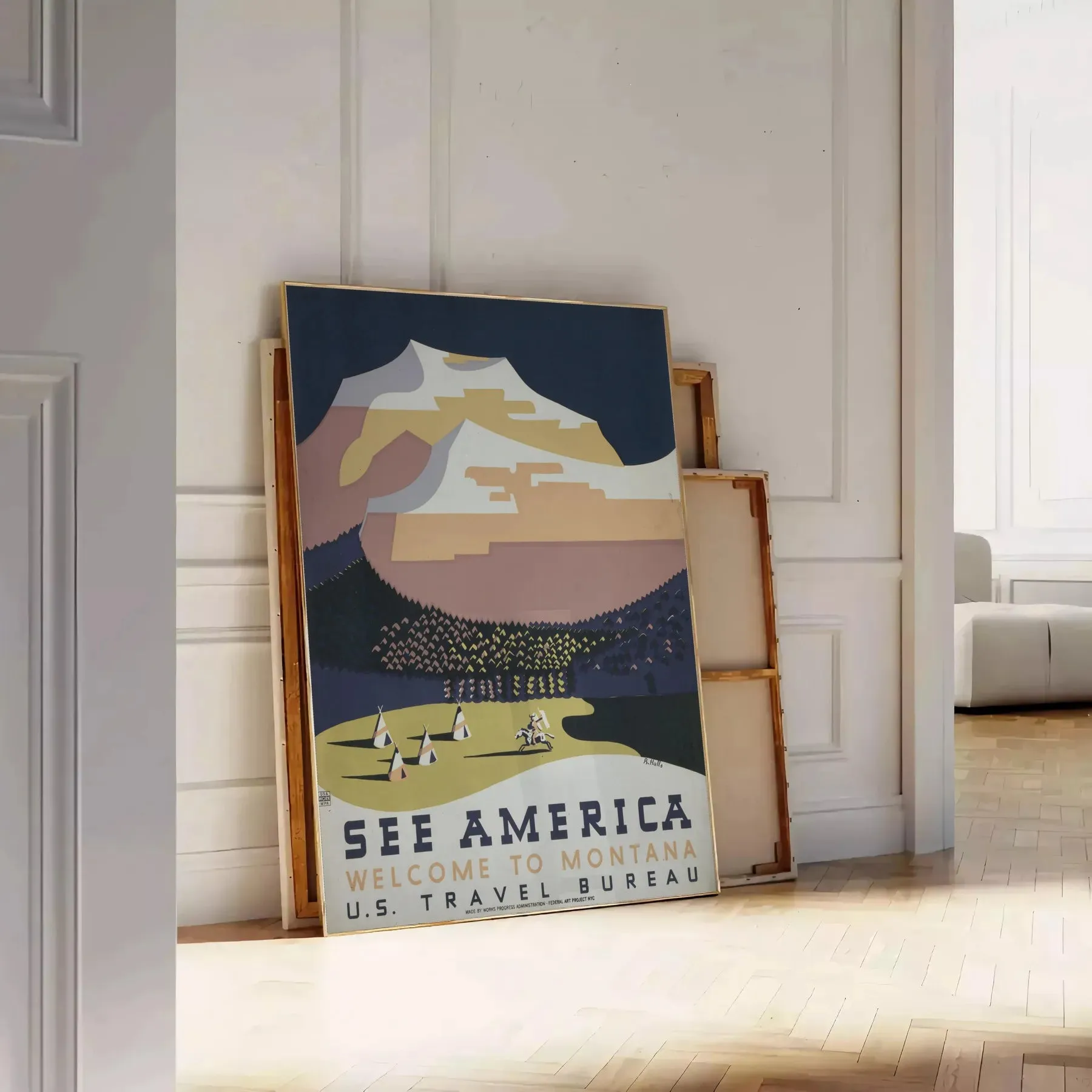See America Travel Poster Poster 1