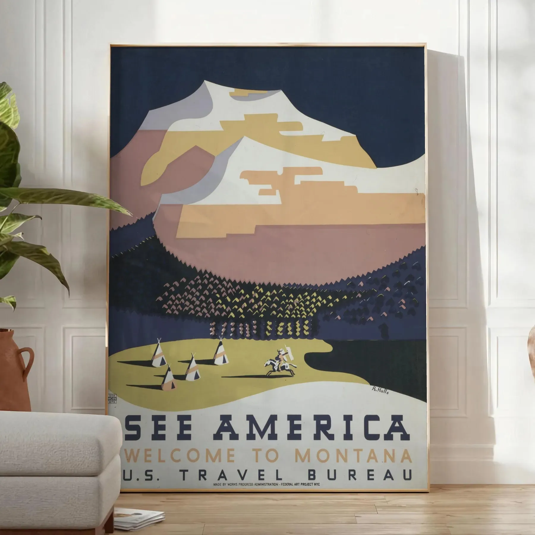 See America Travel Poster Poster 1
