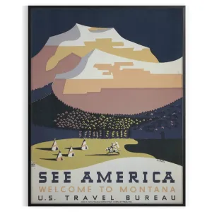 See America Travel Poster Poster 1