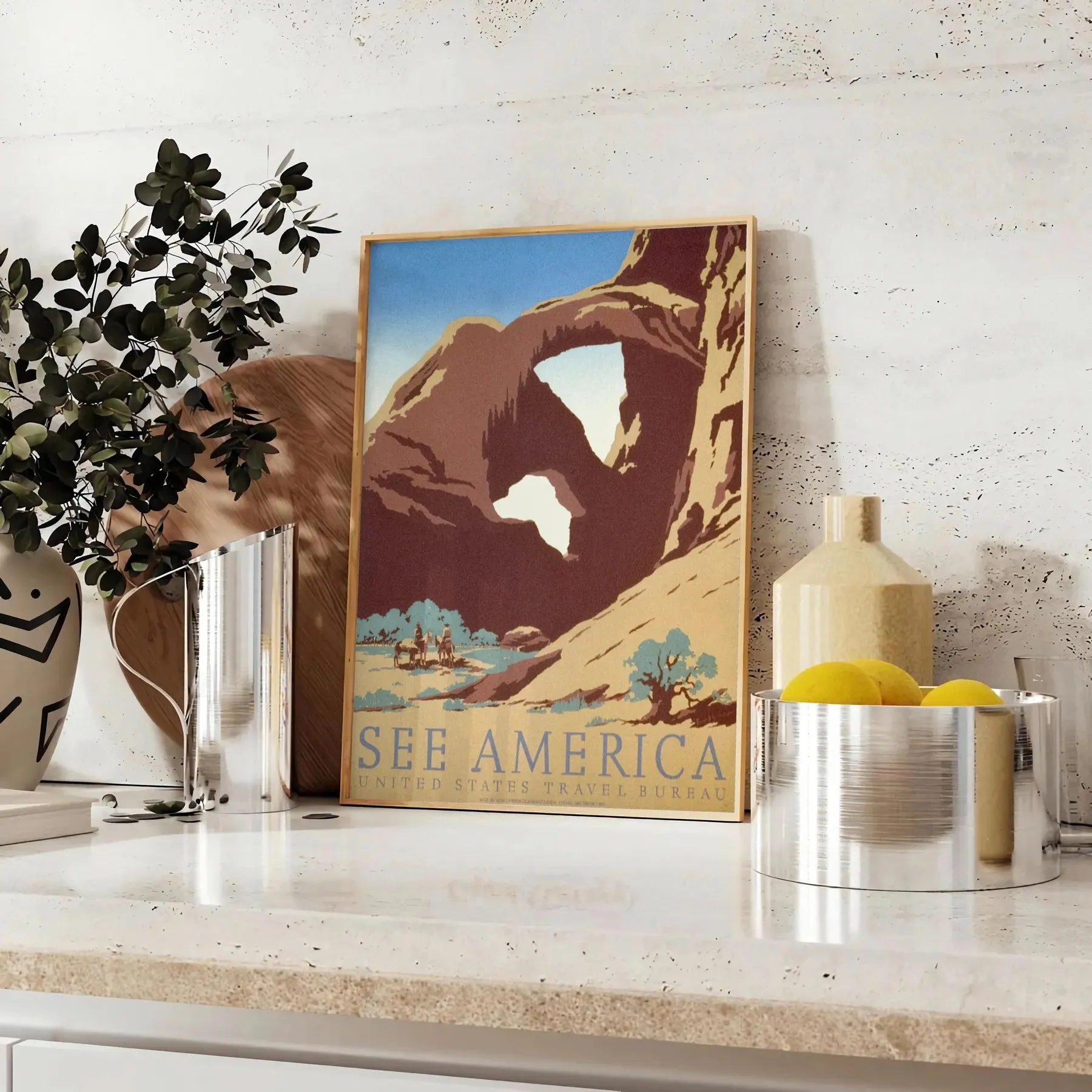 See America Travel Poster Print 1
