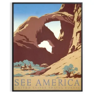 See America Travel Poster Print 1
