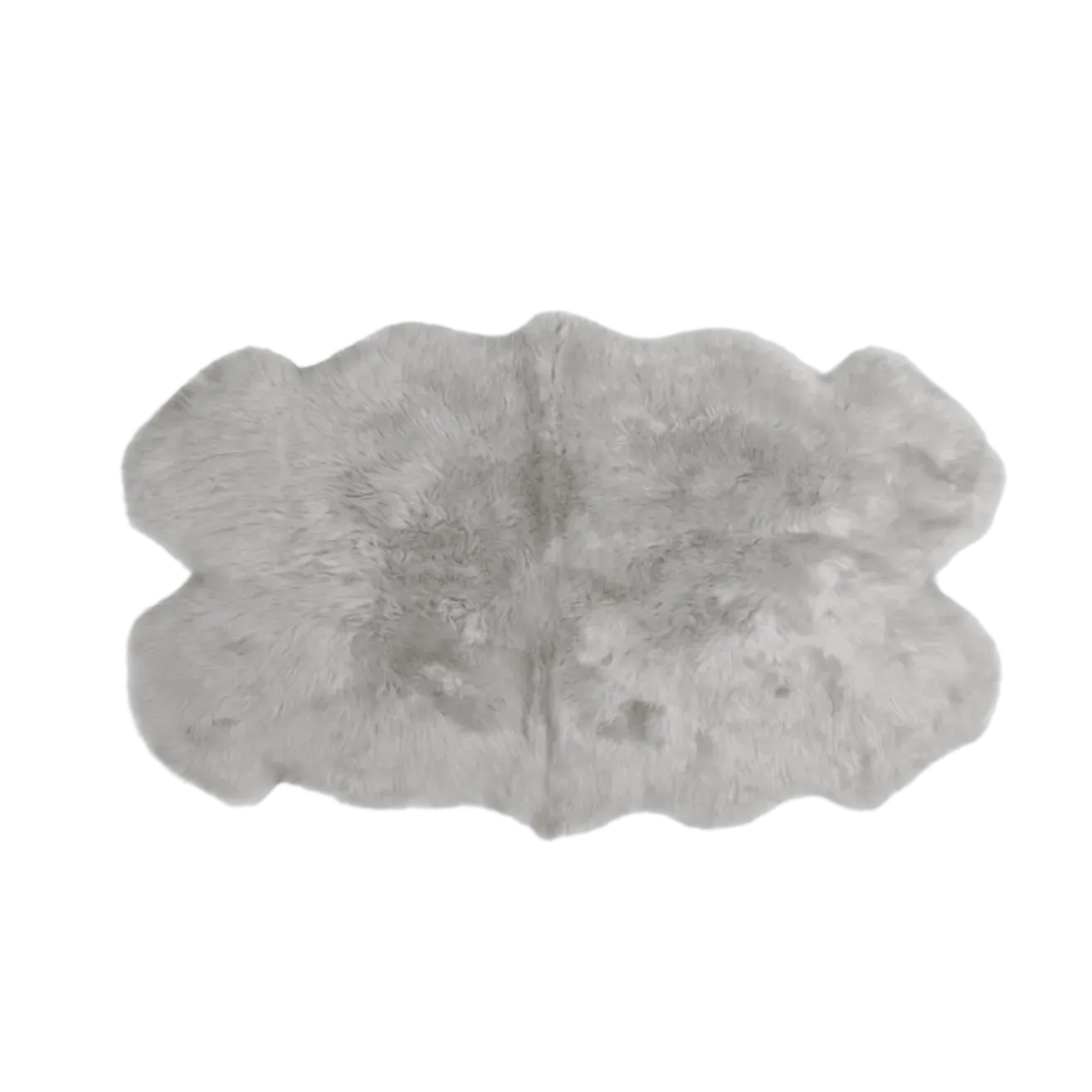 Sheepskin Area Rug in Dove Gray