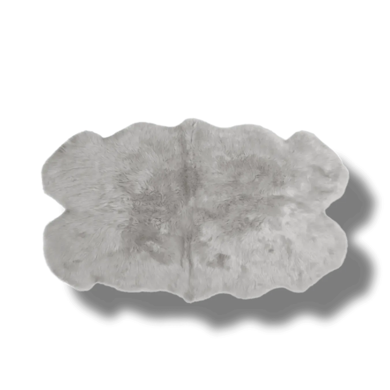 Sheepskin Area Rug in Dove Gray