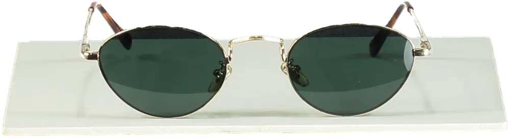 Shevoke COCO Metallic Round Thin Frame Sunglasses