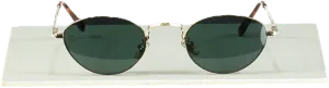 Shevoke COCO Metallic Round Thin Frame Sunglasses