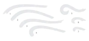 Ship Curves (Set of 7)