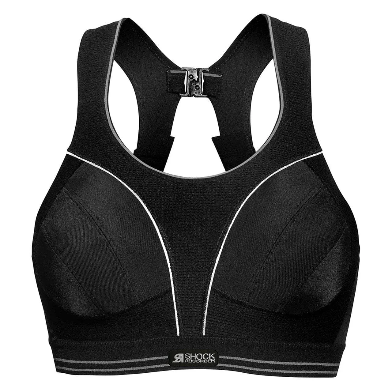 Shock Absorber Ultimate Run Bra - Black/Silver