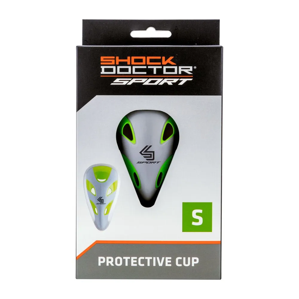 Shock Doctor Sport Protective Flex-Cup, Size Youth Small, White