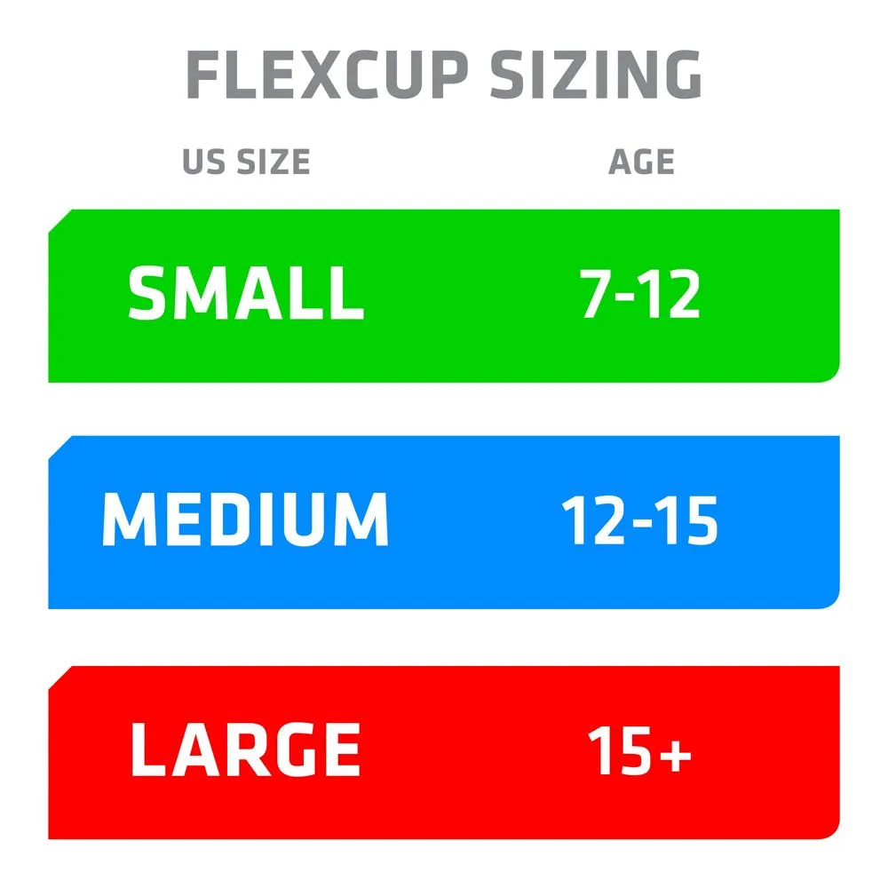 Shock Doctor Sport Protective Flex-Cup, Size Youth Small, White