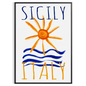 Sicily Italy Vintage Poster 1
