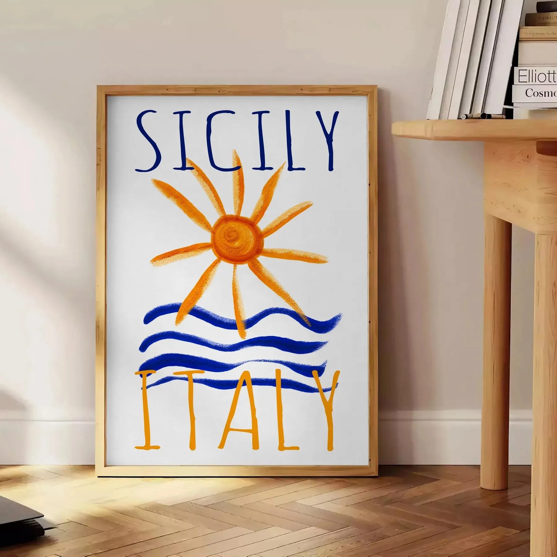 Sicily Italy Vintage Poster 1