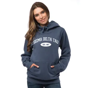 Sigma Delta Tau Hooded Pullover Vintage Sweatshirt