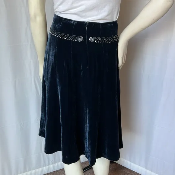 Silk Velvet by Noa Noa Velvet and Beaded Skirt