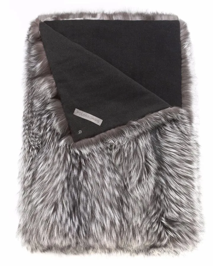 Silver Fox Throw