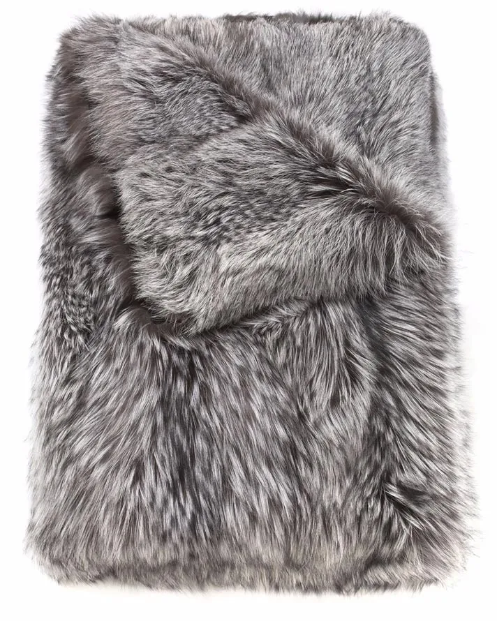 Silver Fox Throw