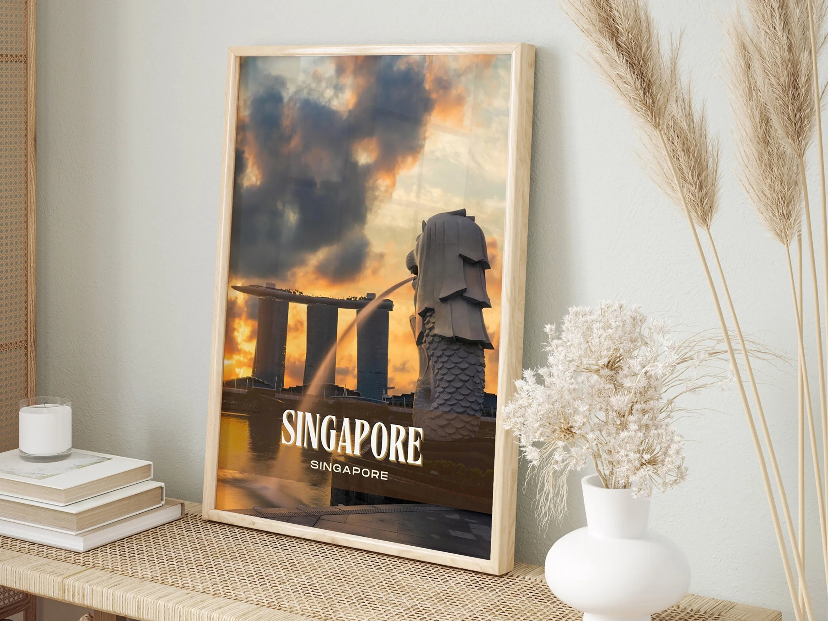 Singapore Retro Wall Art, Singapore