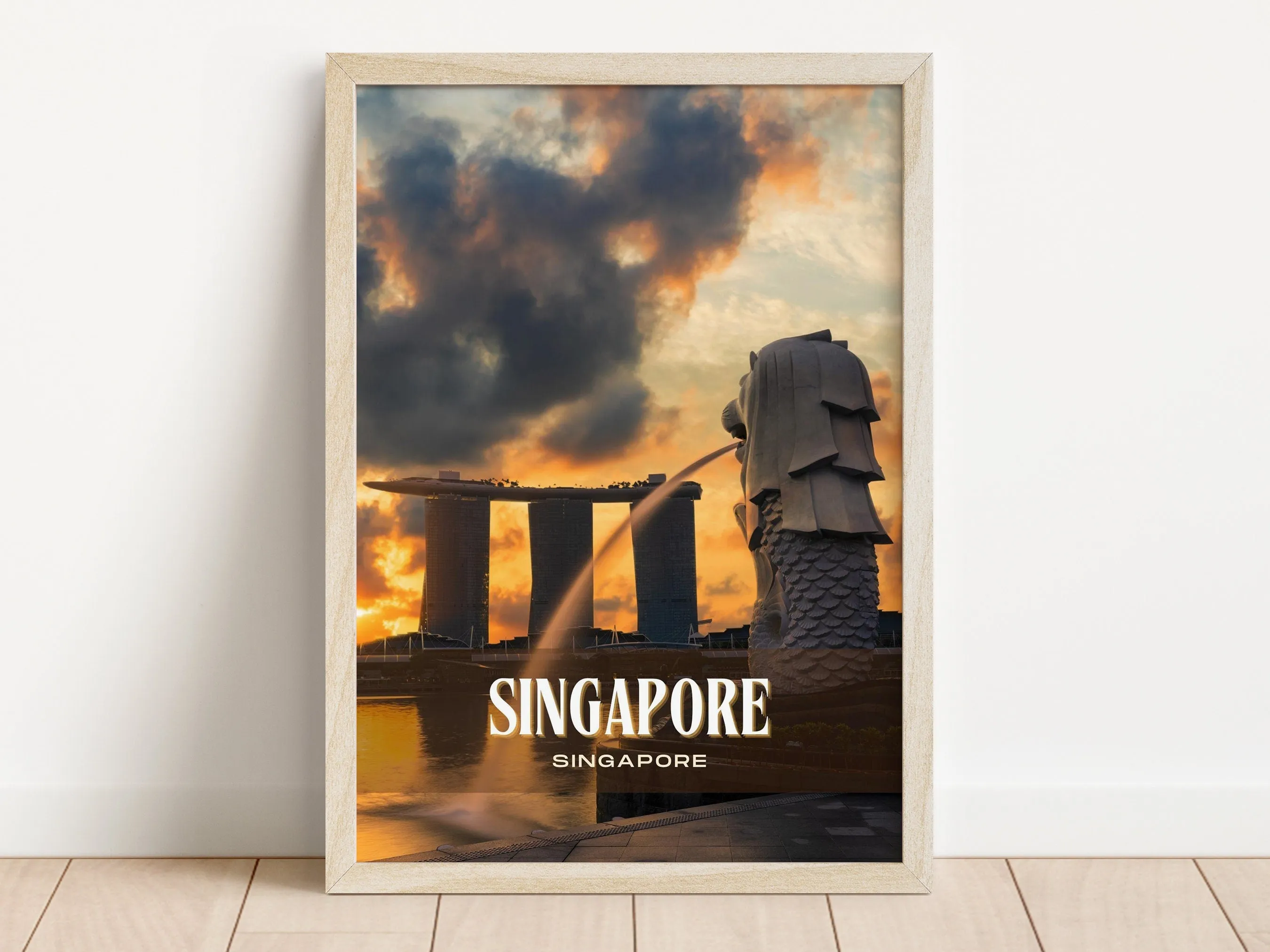 Singapore Retro Wall Art, Singapore