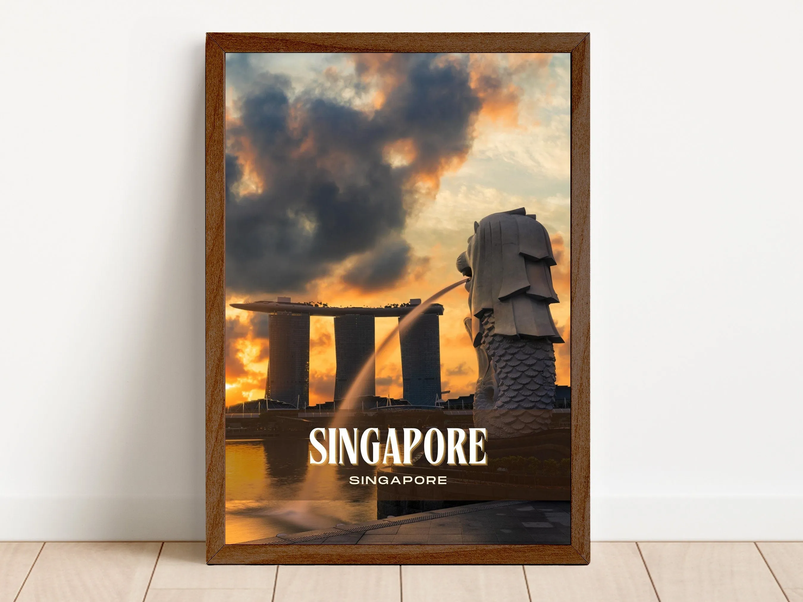 Singapore Retro Wall Art, Singapore